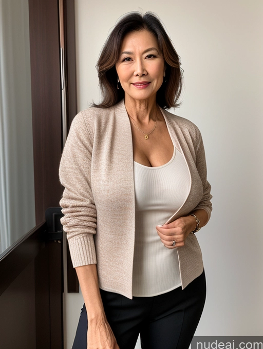 related ai porn images free for Milf Perfect Boobs Beautiful 70s Chinese Blouse Casual Jacket Professor Stylish Sweater Cleavage Detailed Secretary Partially Nude Perfect Body