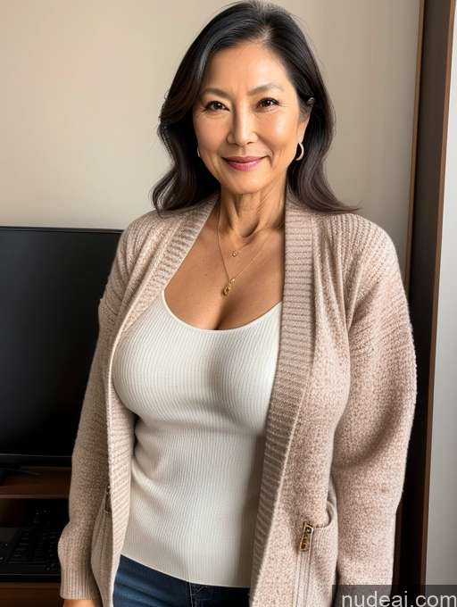 related ai porn images free for Milf Perfect Boobs Beautiful 70s Blouse Casual Jacket Professor Stylish Sweater Cleavage Detailed Secretary Partially Nude Perfect Body Japanese