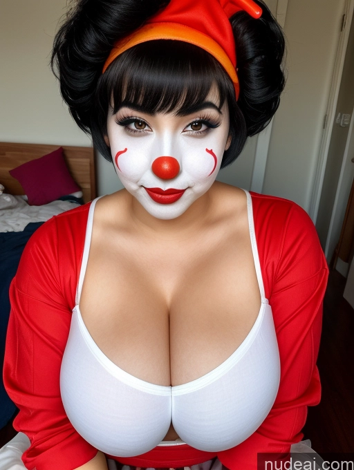 related ai porn images free for Woman Huge Boobs Perfect Boobs Beautiful Short Chubby Big Ass 18 Sexy Face Black Hair Chinese Short Hair Clown