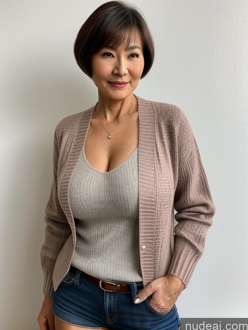 related ai porn images free for Milf Perfect Boobs Perfect Body Busty Beautiful 70s Chinese Casual Blouse Sweater Secretary Professor Stylish Cleavage Detailed Short Hair Jacket Partially Nude