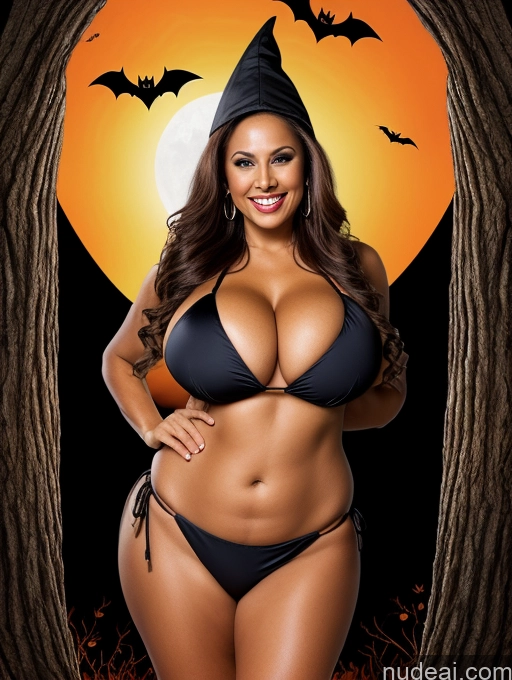 related ai porn images free for One Busty Huge Boobs Thick Tanned Skin Laughing Front View Microkini Thong 70s Brazilian Halloween Witch Lumberjack