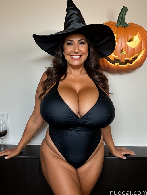 related ai porn images free for One Busty Huge Boobs Thick Tanned Skin Laughing Front View Microkini Thong 70s Latina Halloween Witch Lab Coat Professor