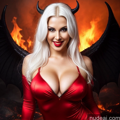 related ai porn images free for Hell Devil Happy Sexy Face 30s Small Tits Perfect Body White Hair Perfect Boobs Black Spreading Legs Front View