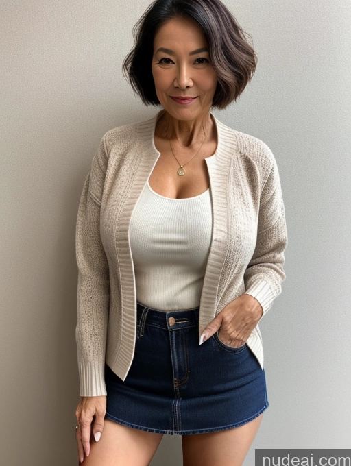 related ai porn images free for Milf Perfect Boobs Perfect Body Beautiful 70s Chinese Casual Blouse Sweater Secretary Professor Stylish Cleavage Detailed Short Hair Jacket Partially Nude