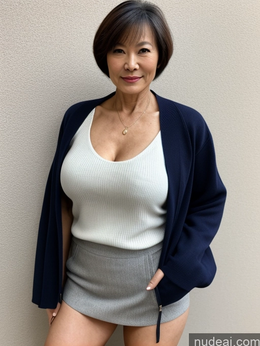 related ai porn images free for Milf Perfect Boobs Perfect Body Beautiful 70s Chinese Casual Blouse Sweater Secretary Professor Stylish Cleavage Detailed Short Hair Jacket Partially Nude