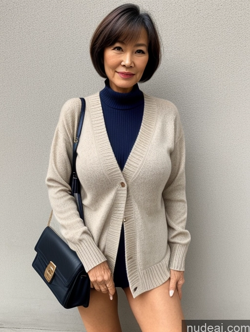 related ai porn images free for Milf Perfect Boobs Perfect Body Beautiful 70s Chinese Casual Blouse Sweater Secretary Professor Stylish Cleavage Detailed Short Hair Jacket Partially Nude