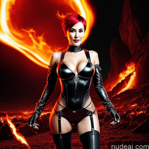 related ai porn images free for Hell Devil Cyborg Perfect Boobs Small Tits Perfect Body 30s Happy Pixie