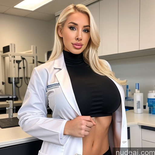 related ai porn images free for Huge Boobs Blonde Bimbo Lab Coat