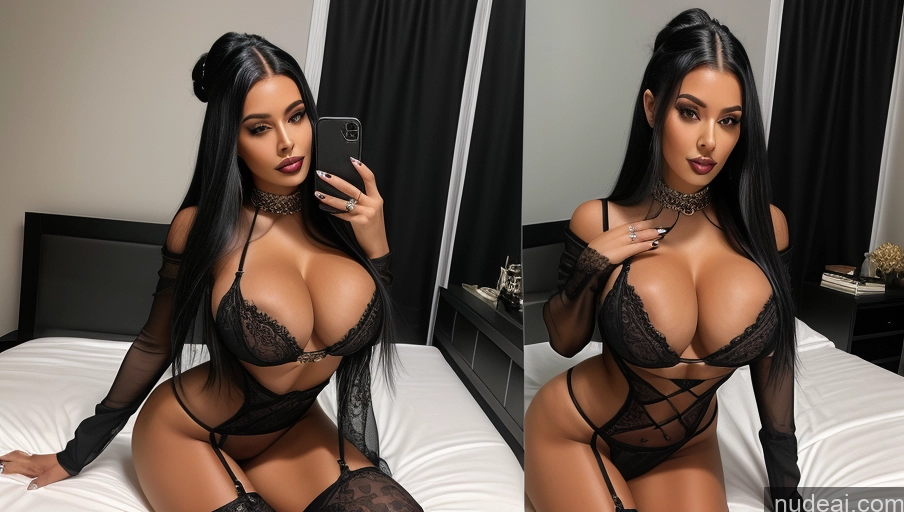 related ai porn images free for Dark Skin Partially Nude Cleavage Straight Busty Skinny Dark Fantasy Polynesian Black Hair Bedroom Goth 20s Bimbo