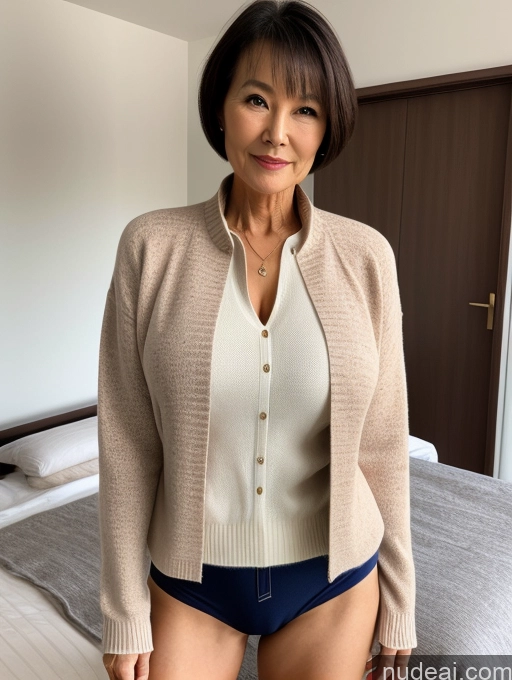 related ai porn images free for Milf Perfect Boobs Perfect Body Beautiful 70s Chinese Casual Blouse Sweater Secretary Professor Stylish Cleavage Detailed Short Hair Jacket Partially Nude Bedroom