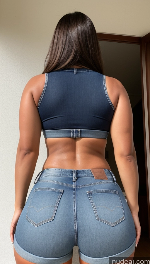 related ai porn images free for Athlete Thick Big Ass Big Hips Jeans Bangs Short Shorts