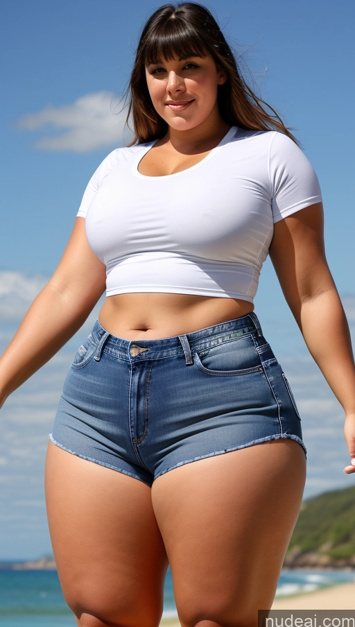 related ai porn images free for Athlete Thick Big Ass Big Hips Jeans Bangs Short Shorts
