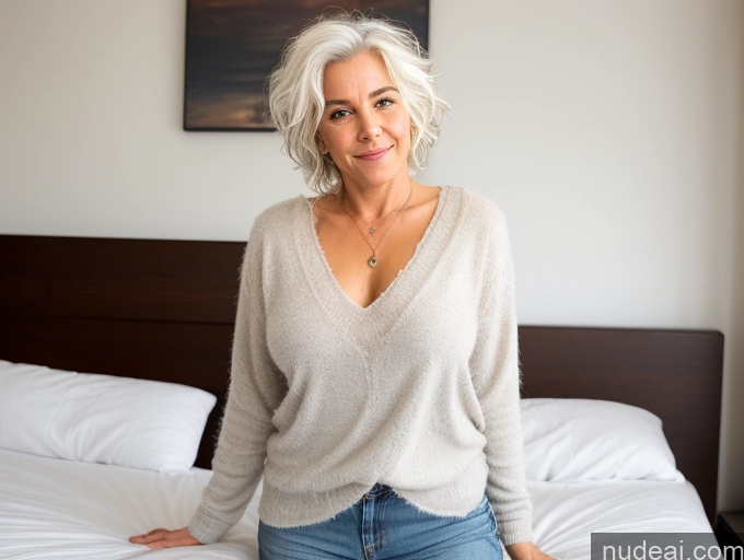 related ai porn images free for Woman One Small Tits Small Ass Thick Pubic Hair Sexy Face Front View Messy White Hair Czech Soft + Warm Casual Beautiful 40s