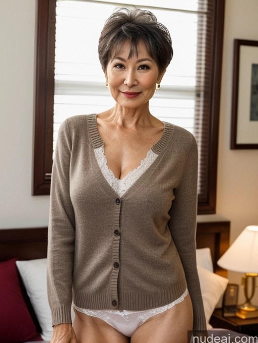 related ai porn images free for Milf Perfect Boobs Perfect Body Beautiful 70s Chinese Casual Blouse Sweater Secretary Professor Stylish Detailed Short Hair Jacket Partially Nude Bedroom