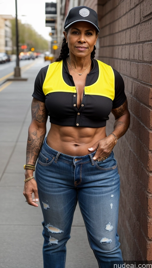 related ai porn images free for Muscular Abs Dark Skin Pubic Hair Milf Hat Thick Big Hips Braided Black Hair Jeans Tattoos 60s Bomber Front View Construction Worker