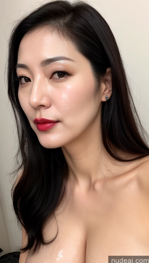 related ai porn images free for Woman One Perfect Boobs Beautiful Lipstick Fairer Skin 40s Korean Black Hair Cumshot