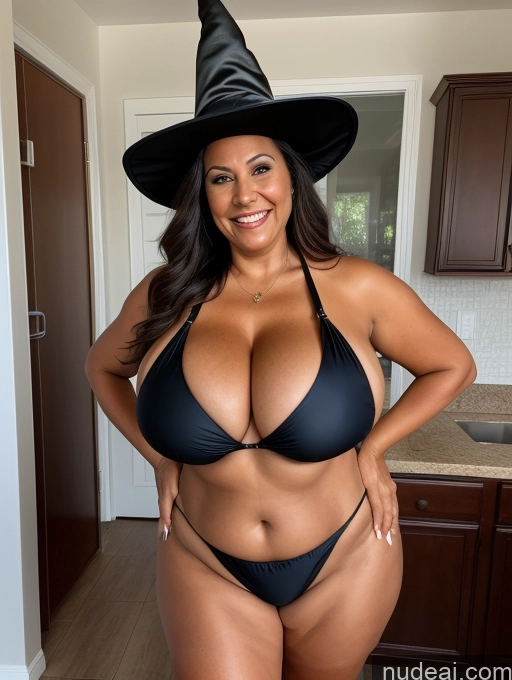 related ai porn images free for One Busty Huge Boobs Thick Tanned Skin Laughing Front View Microkini Thong Native American 70s Halloween Witch Lab Coat