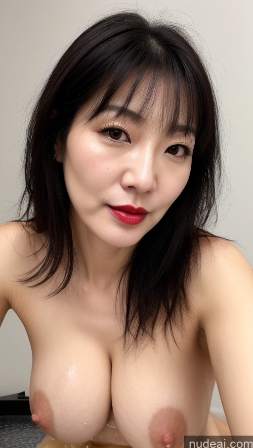 related ai porn images free for Woman One Perfect Boobs Beautiful Lipstick Fairer Skin 40s Korean Black Hair Cumshot