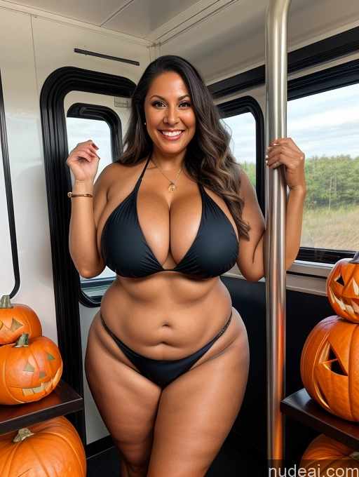 related ai porn images free for One Busty Huge Boobs Thick Tanned Skin Laughing Front View Microkini Thong Native American 70s Halloween Witch Train Lab Coat