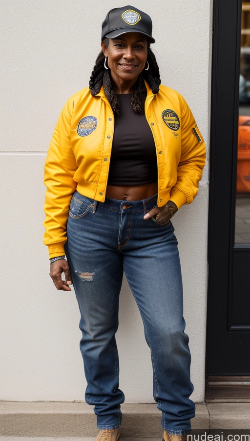 related ai porn images free for Muscular Abs Dark Skin Pubic Hair Milf Hat Thick Big Hips Braided Black Hair Jeans Tattoos 60s Bomber Front View Construction Worker