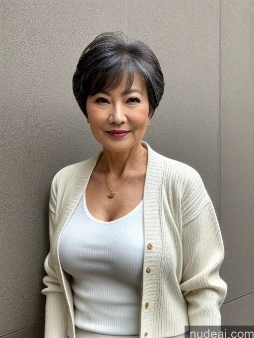 related ai porn images free for Milf Perfect Boobs Beautiful 70s Pixie Chinese Blouse Casual Jacket Professor Stylish Sweater Cleavage Detailed Sexy Face