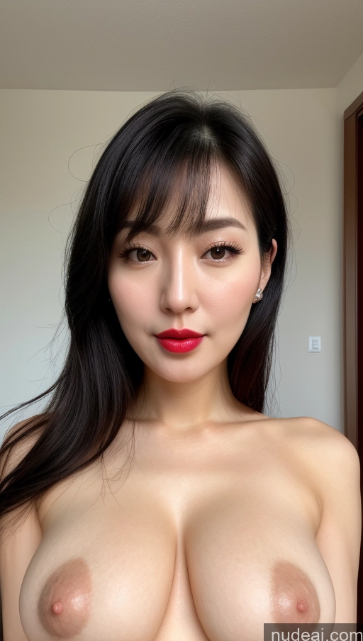related ai porn images free for Woman One Perfect Boobs Beautiful Lipstick Fairer Skin Black Hair Korean Close-up View 30s Busty