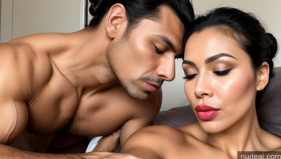 related ai porn images free for Indonesian Pubic Hair Hair Bun Oiled Body Lipstick Front View Black Hair Orgasm One 40s Bathrobe Pouting Lips Woman + Man Bedroom Cumshot Abs Muscular