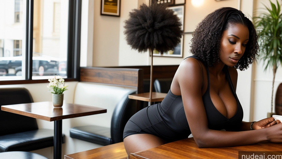 related ai porn images free for Secretary Cleavage Black Hair One Woman Huge Boobs Skinny African Cafe Ponytail