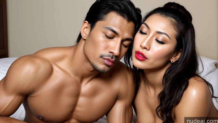 related ai porn images free for Nude Oiled Body Pubic Hair Lipstick Muscular Abs Black Hair Hair Bun 50s Dark Skin Small Tits Japanese Pouting Lips Orgasm Woman + Man Cumshot Bedroom