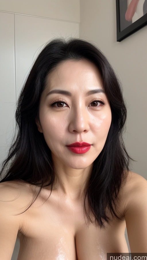 related ai porn images free for One Perfect Boobs Beautiful Lipstick Fairer Skin Korean Black Hair Woman 40s Cumshot