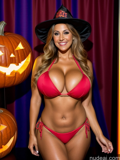 related ai porn images free for One Busty Huge Boobs Thick Tanned Skin Laughing Front View Microkini Thong Latina Halloween Witch Firefighter 80s Strip Club