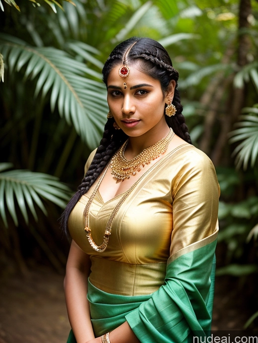 related ai porn images free for Sorority Huge Boobs 18 Serious Black Hair Braided Indian Jungle Front View Sari Gold Jewelry Bright Lighting