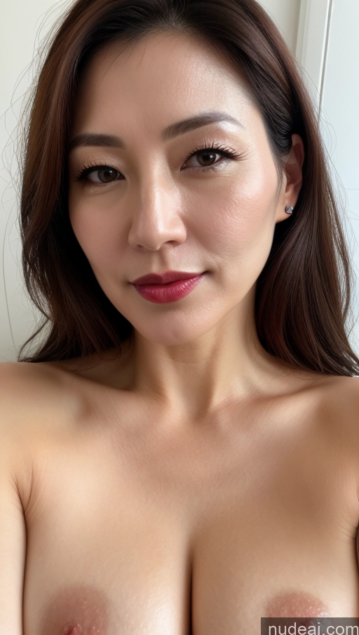 related ai porn images free for One Perfect Boobs Beautiful Lipstick Fairer Skin Korean Woman 40s Close-up View Brunette