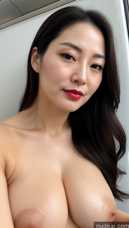 related ai porn images free for Woman One Perfect Boobs Beautiful Lipstick Fairer Skin 40s Black Hair Korean Slicked Close-up View Train Detailed