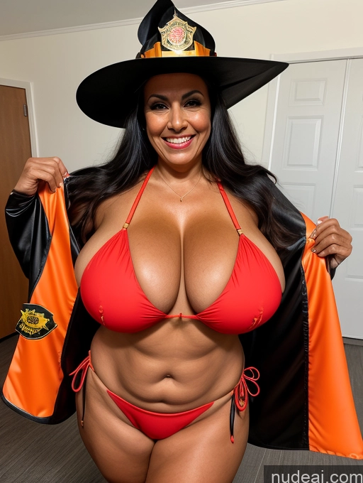 related ai porn images free for One Busty Huge Boobs Thick Tanned Skin Laughing Front View Microkini Thong 70s Brazilian Halloween Firefighter Witch