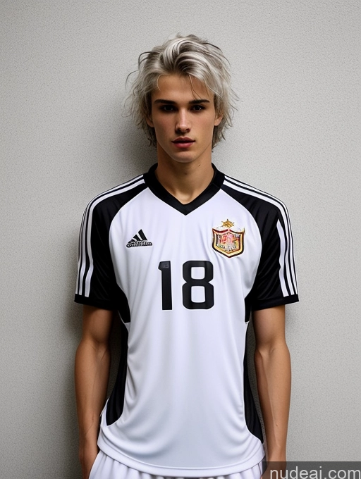 related ai porn images free for Athlete One Skinny 18 Seductive Sexy Face White Hair Messy Russian Front View Soccer
