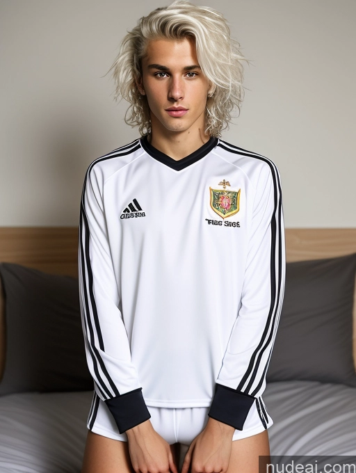 related ai porn images free for Athlete One Skinny 18 Seductive Sexy Face White Hair Messy Russian Front View Soccer