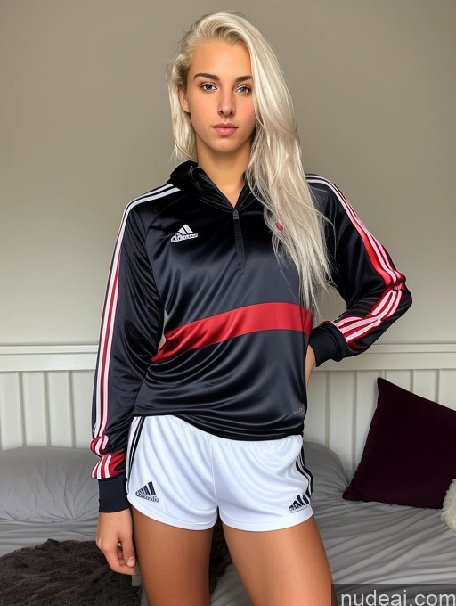related ai porn images free for Athlete One Skinny 18 Seductive Sexy Face White Hair Messy Russian Front View Soccer