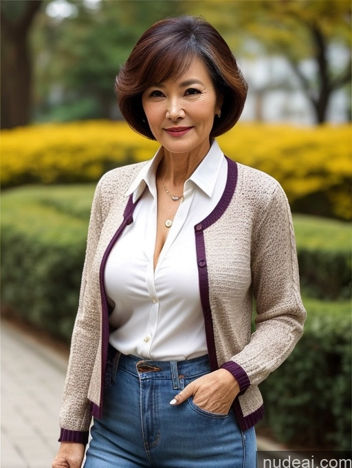 related ai porn images free for Milf Perfect Boobs Beautiful 70s Pixie Chinese Blouse Casual Jacket Professor Stylish Sweater Cleavage Detailed Sexy Face