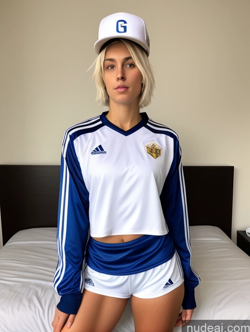related ai porn images free for Athlete One Skinny 18 Seductive Sexy Face White Hair Messy Russian Front View Big Ass Tall Hat Soccer