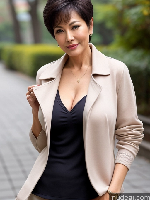 related ai porn images free for Milf Perfect Boobs Beautiful 70s Pixie Blouse Casual Jacket Professor Stylish Sweater Cleavage Detailed Sexy Face Chinese Busty Topless Secretary Suit
