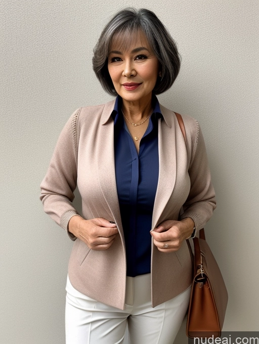 related ai porn images free for Milf Perfect Boobs Beautiful 70s Pixie Blouse Casual Jacket Professor Stylish Sweater Cleavage Detailed Sexy Face Chinese Busty Secretary Suit