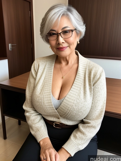 related ai porn images free for Milf Perfect Boobs Beautiful 70s Pixie Blouse Casual Jacket Professor Stylish Sweater Cleavage Detailed Sexy Face Chinese Busty Secretary Suit