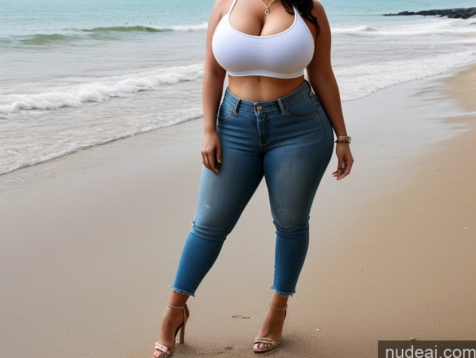 related ai porn images free for Woman One Huge Boobs Big Ass Thick Big Hips Busty White Chubby Full Frontal 40s Long Hair Brunette 90s Casual Beach