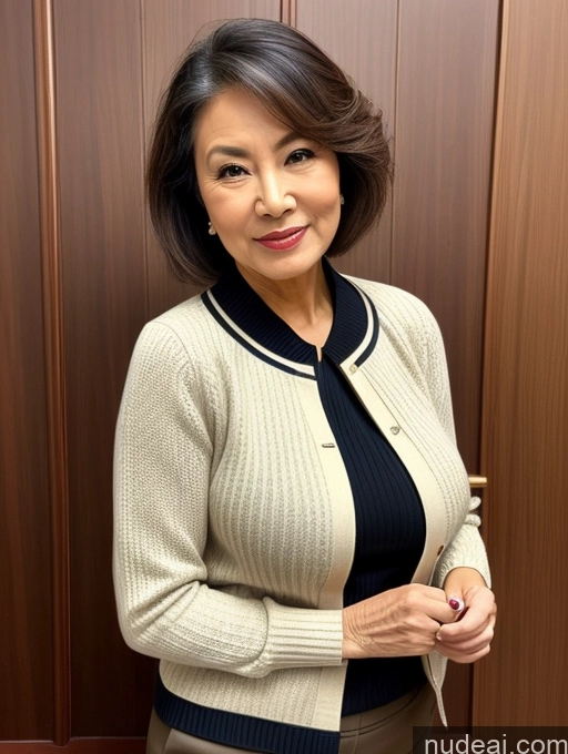 related ai porn images free for Milf Perfect Boobs Beautiful 70s Pixie Blouse Casual Jacket Professor Stylish Sweater Detailed Sexy Face Chinese Busty Secretary Suit
