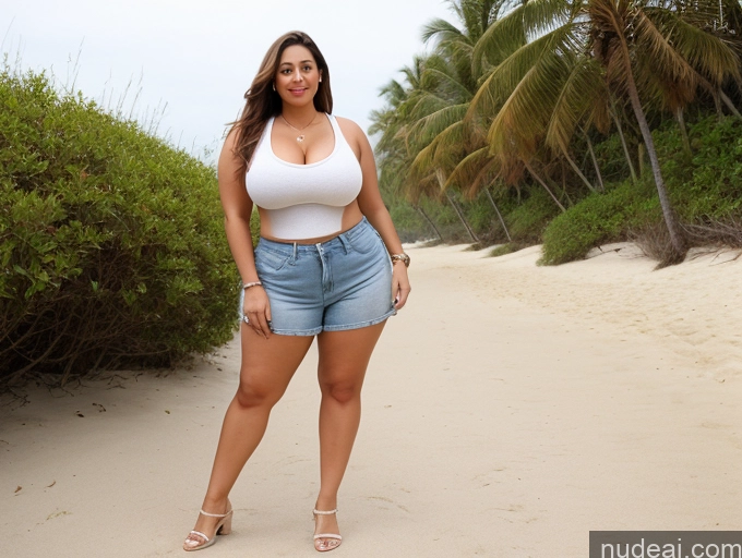 related ai porn images free for Woman One Huge Boobs Big Ass Thick Big Hips Busty White Chubby Full Frontal 40s Long Hair Brunette 90s Casual Beach