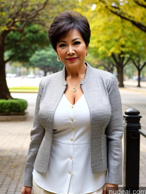 related ai porn images free for Milf Perfect Boobs Beautiful 70s Pixie Blouse Casual Jacket Professor Stylish Sweater Detailed Sexy Face Chinese Busty Secretary Suit