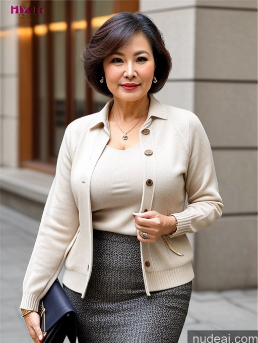 related ai porn images free for Milf Perfect Boobs Beautiful 70s Pixie Blouse Casual Jacket Professor Stylish Sweater Detailed Sexy Face Chinese Busty Secretary Suit