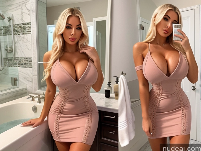 related ai porn images free for Two Huge Boobs 20s Bimbo Dress Bathroom