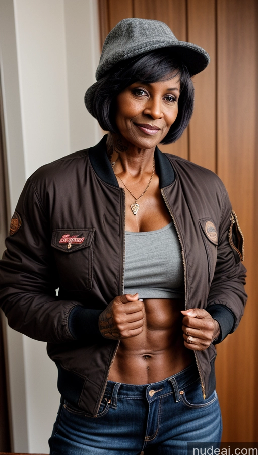 related ai porn images free for Milf Muscular Abs Thick Dark Skin Jeans Lumberjack Pubic Hair Dark Lighting Ethiopian 70s Tattoos Bomber Hat Short Hair Western
